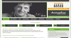 Desktop Screenshot of agrarfax.de