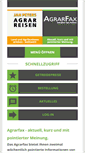 Mobile Screenshot of agrarfax.de